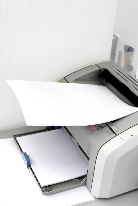 papier w drukarce