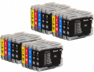 20x Tusz Do Brother LC-970 LC-1000 24/18ml CMYK
