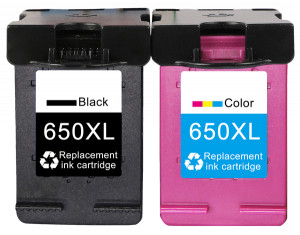 2x Tusz Do HP 650XL 18ml Black/Color