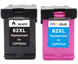 2x Tusz Do HP 62XL 16ml Black/Color