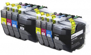 8x Tusz Do Brother LC-3219 LC-3217 65/18ml CMYK
